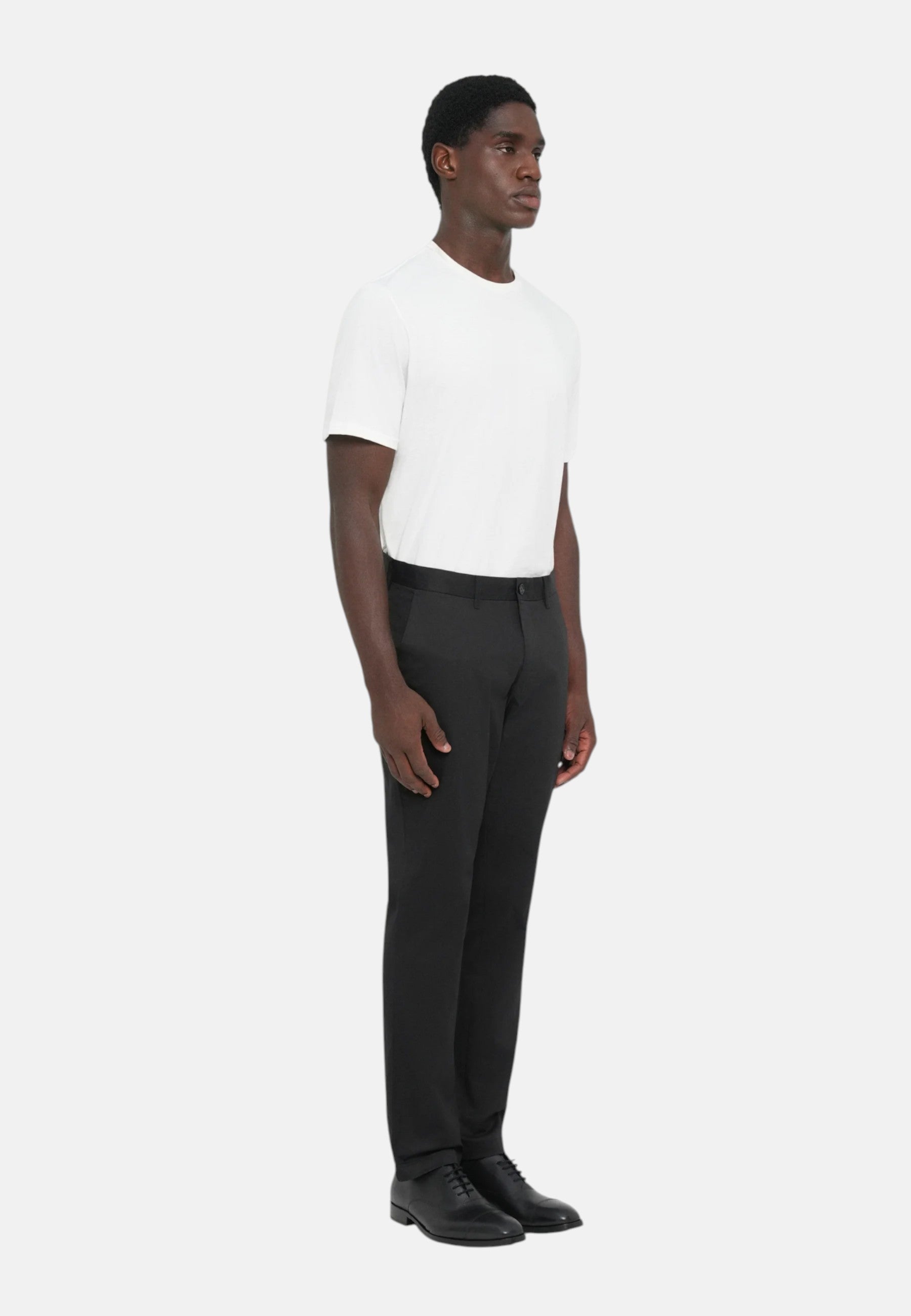 Michael Kors Pantalone chino slim-fit in misto cotone da Uomo Black