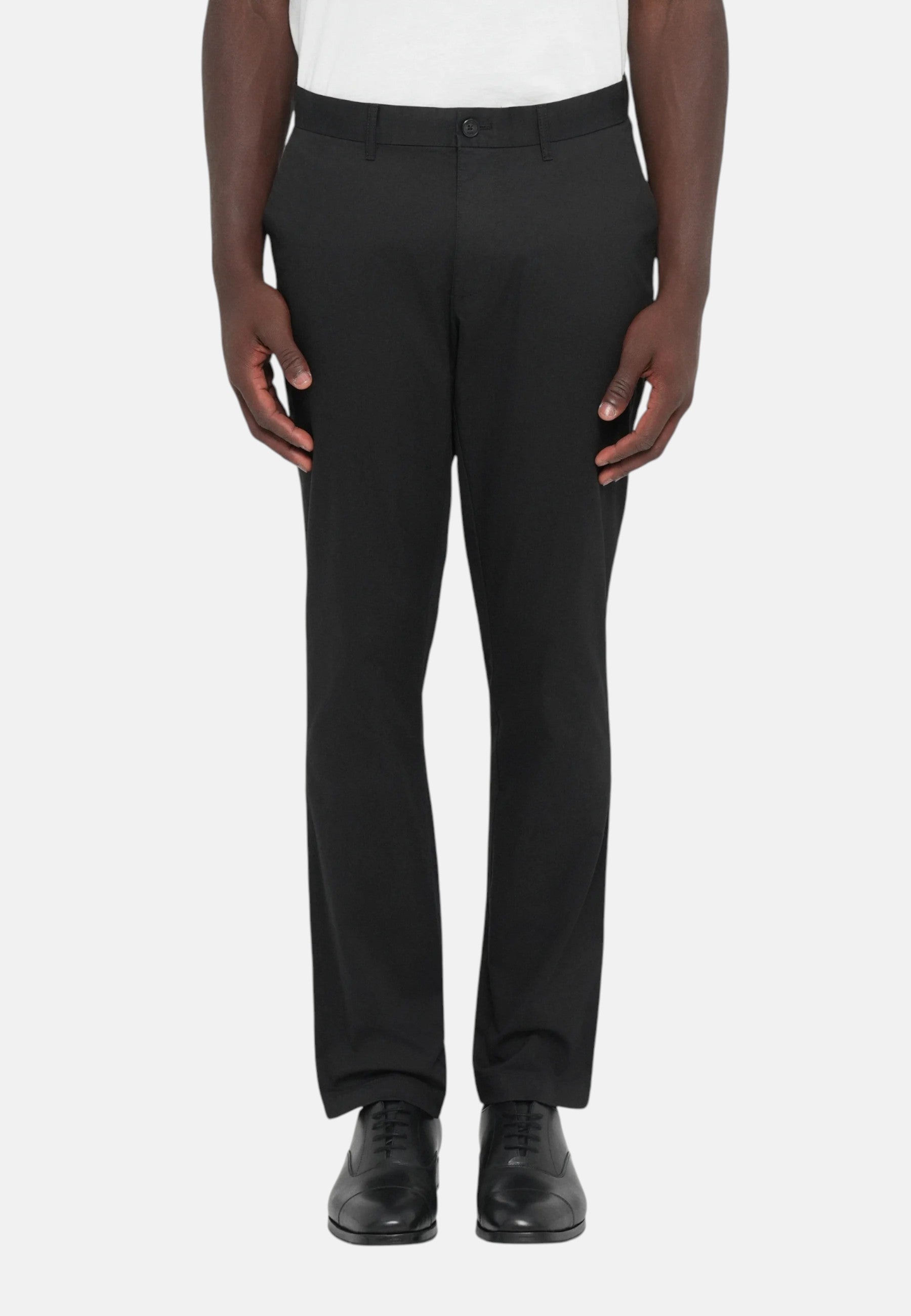 Michael Kors Pantalone chino slim-fit in misto cotone da Uomo Black