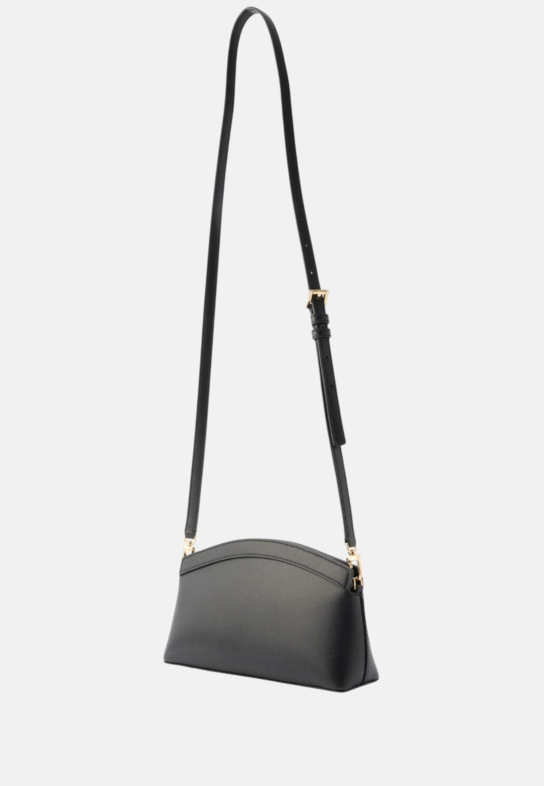 Tracollina Athena piccola in pelle Black