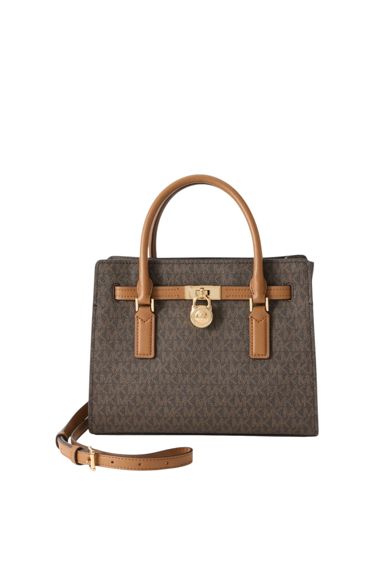 Michael Kors Borsa Hamilton piccola marrone Brown/acorn