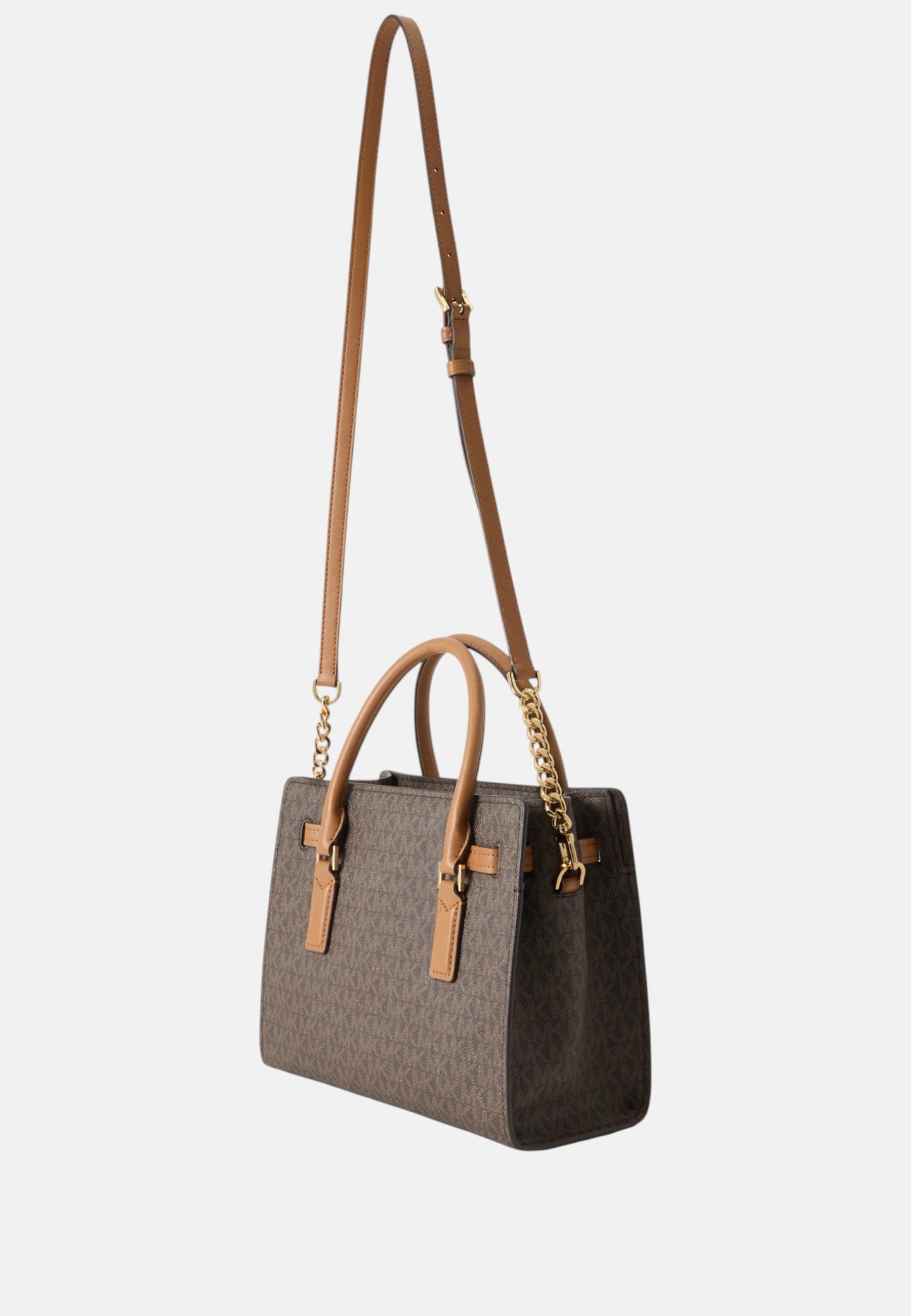 Michael Kors Borsa Hamilton piccola marrone Brown/acorn
