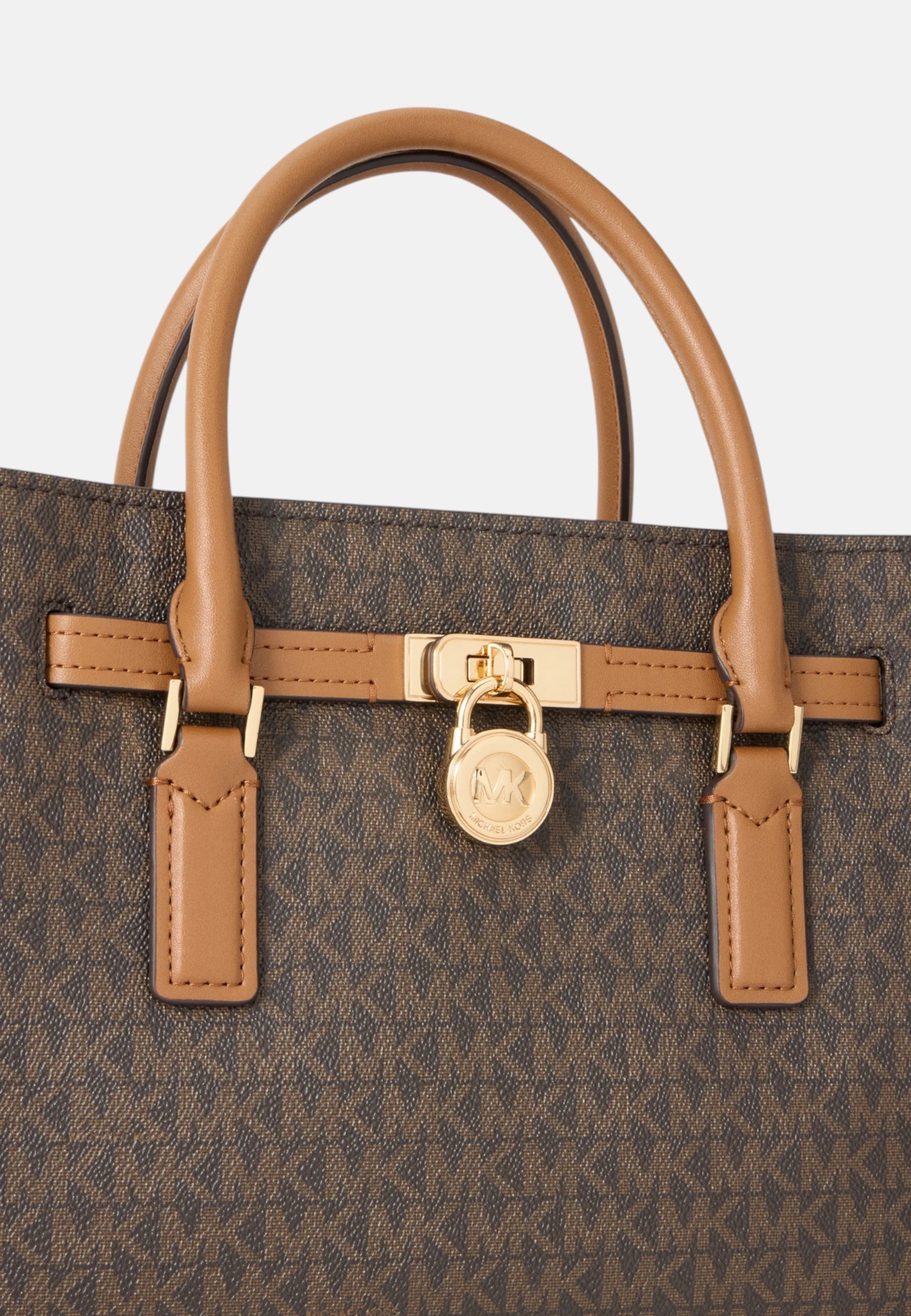 Michael Kors Borsa Hamilton piccola marrone Brown/acorn