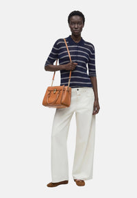 Michael Kors Borsa Hamilton piccola in Pelle Pieno Fiore Luggage