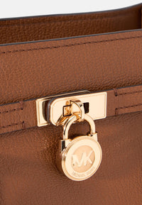 Michael Kors Borsa Hamilton piccola in Pelle Pieno Fiore Luggage