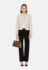 Michael Kors Laila Borsa a mano tela brown/acorn Brown/acorn