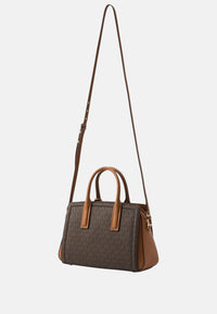 Michael Kors Laila Borsa a mano tela brown/acorn Brown/acorn