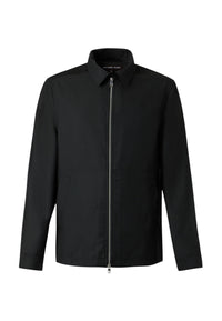 Giacca a camicia tecnica con zip Uomo Michael Kors Black
