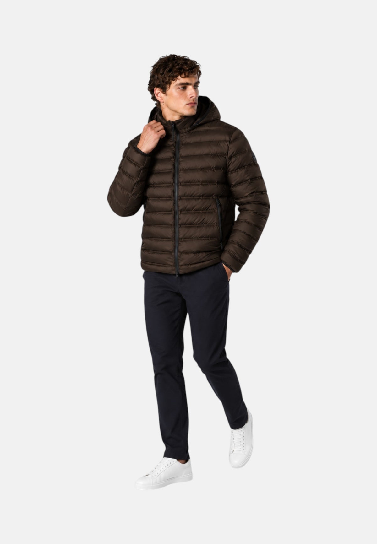 Giubbotto con cappuccio Uomo North Sails Espresso