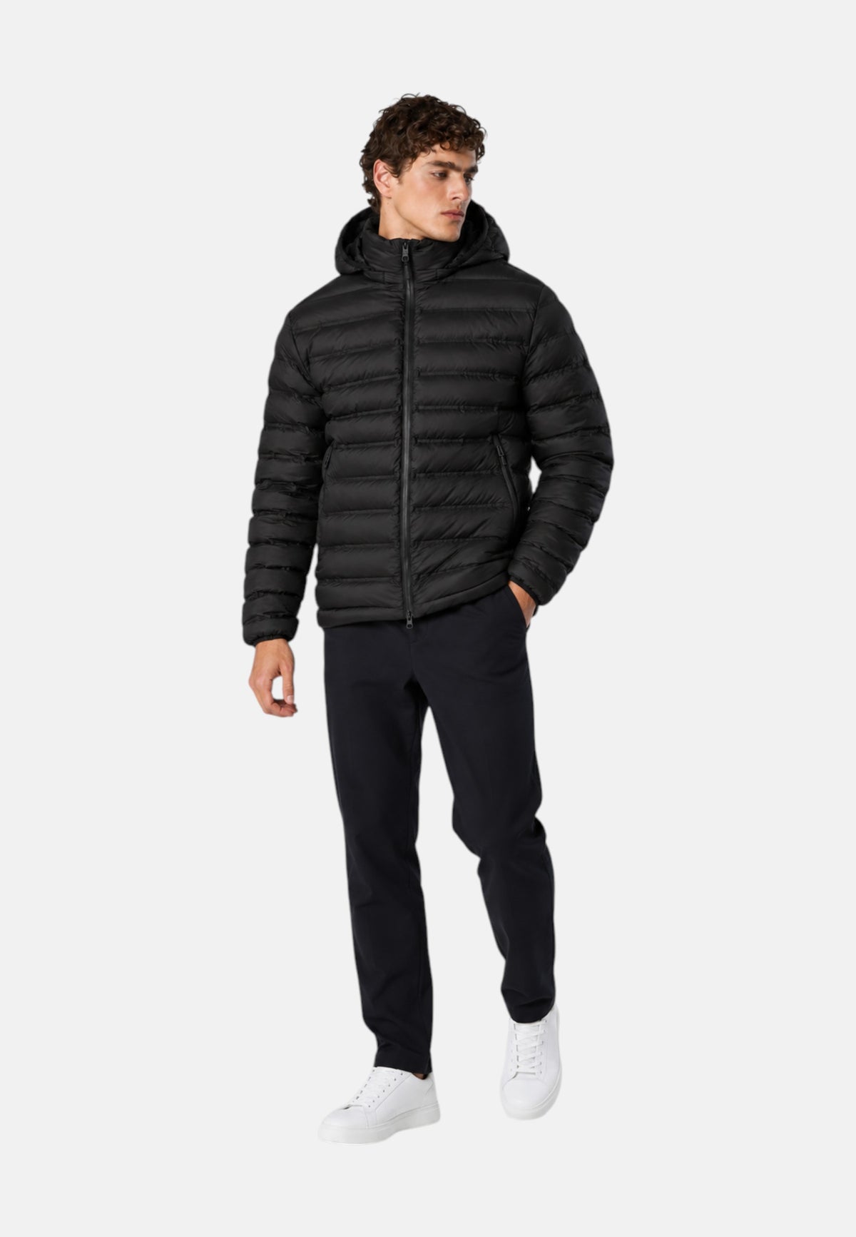 Giubbotto con cappuccio Uomo North Sails Black