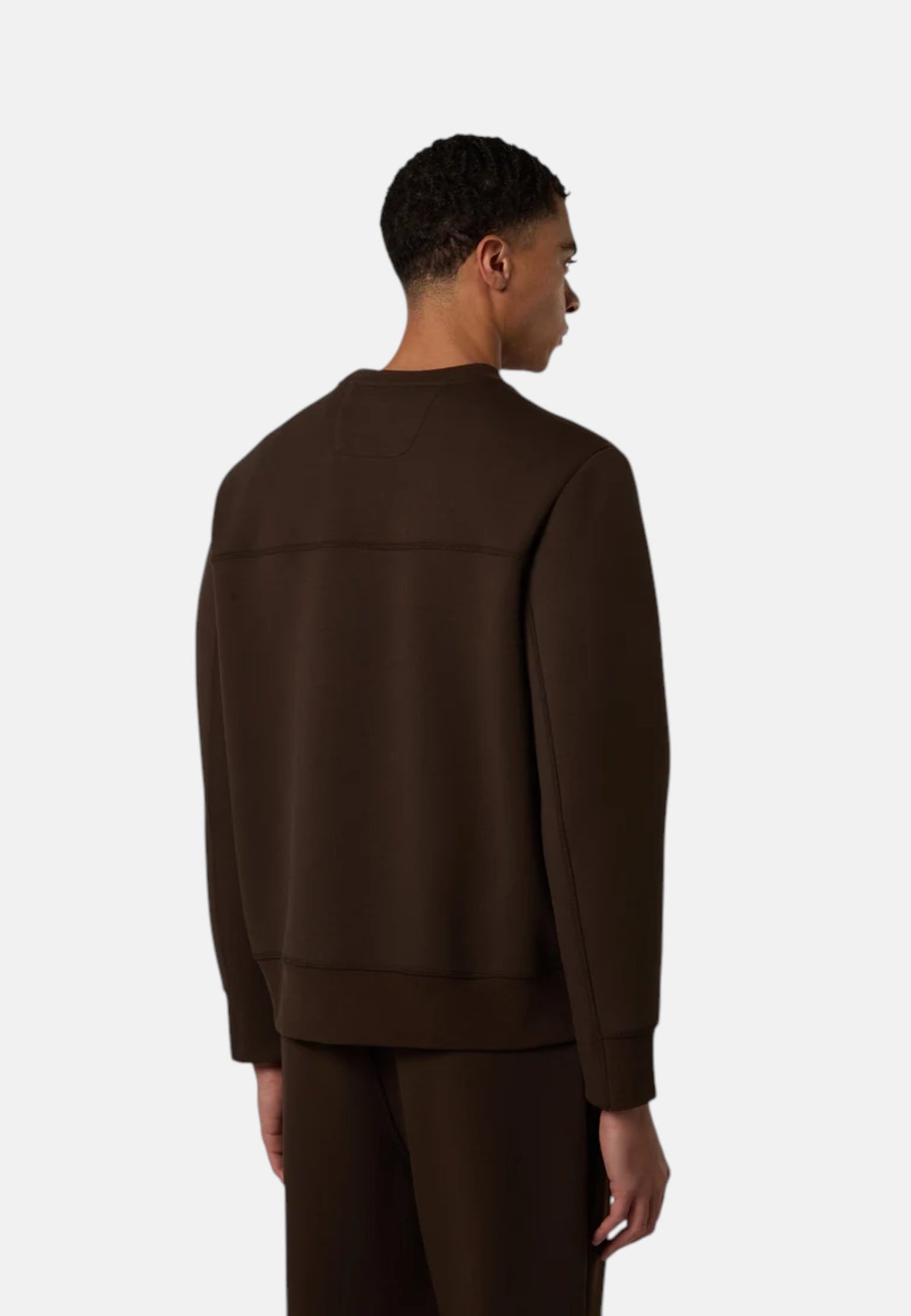 Felpa girocollo in scuba Uomo North Sails Espresso