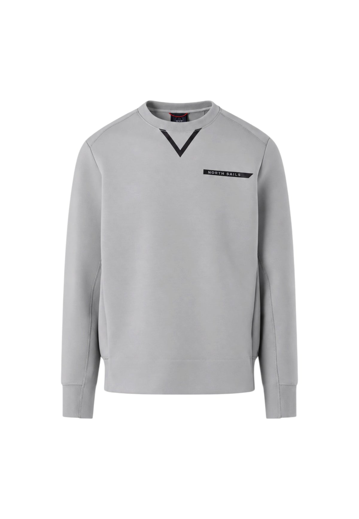 Felpa girocollo in scuba Uomo North Sails Vapor Grey