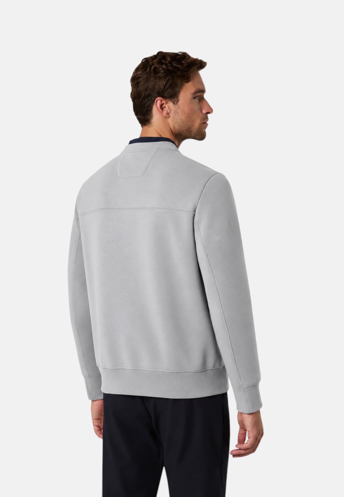 Felpa girocollo in scuba Uomo North Sails Vapor Grey