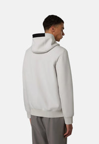 Felpa da Uomo con cappuccio e zip integrale in scuba North Sails Vapor Grey