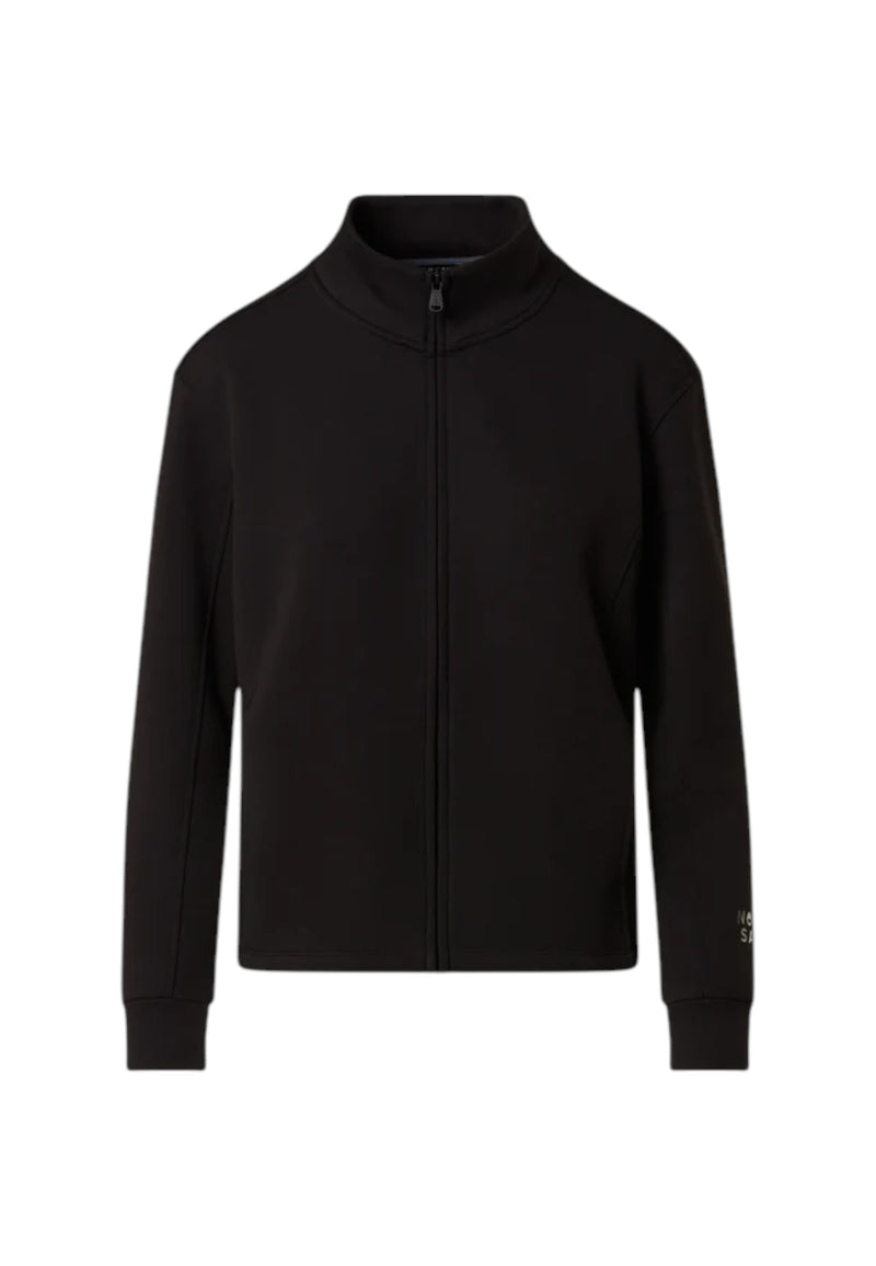 Felpa Donna interlock invernale con zip integrale North Sails Meteorite