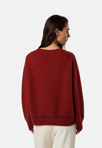 Maglione da Donna con scollo a V mouliné North Sails Tandor Spice