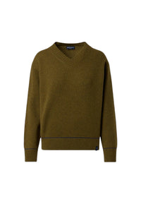 Maglione da Donna con scollo a V mouliné North Sails Olive Night