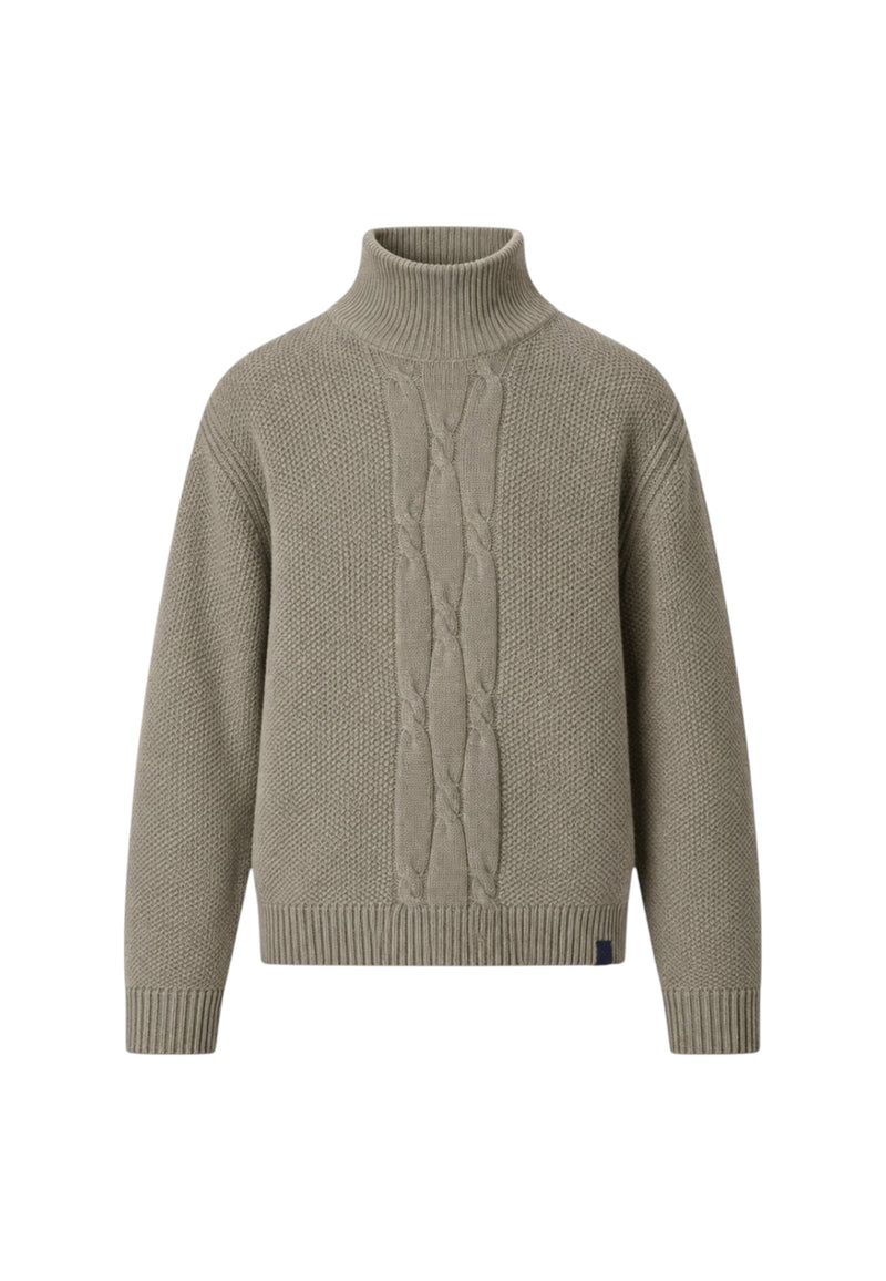 Maglione a collo alto con trecce maxi da Donna North Sails Rock