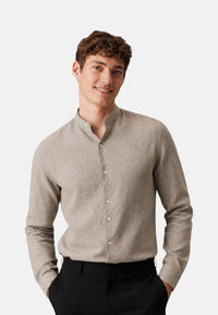 Camicia MORO In Lino da Uomo Testa Di Moro