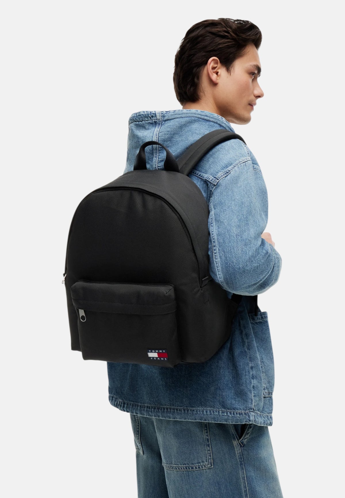 Zaino Essential in Tessuto Uomo Tommy Hilfiger Nero