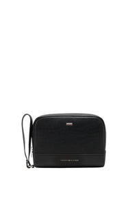 Pochette Tommy Hilfiger da uomo nera. Nero