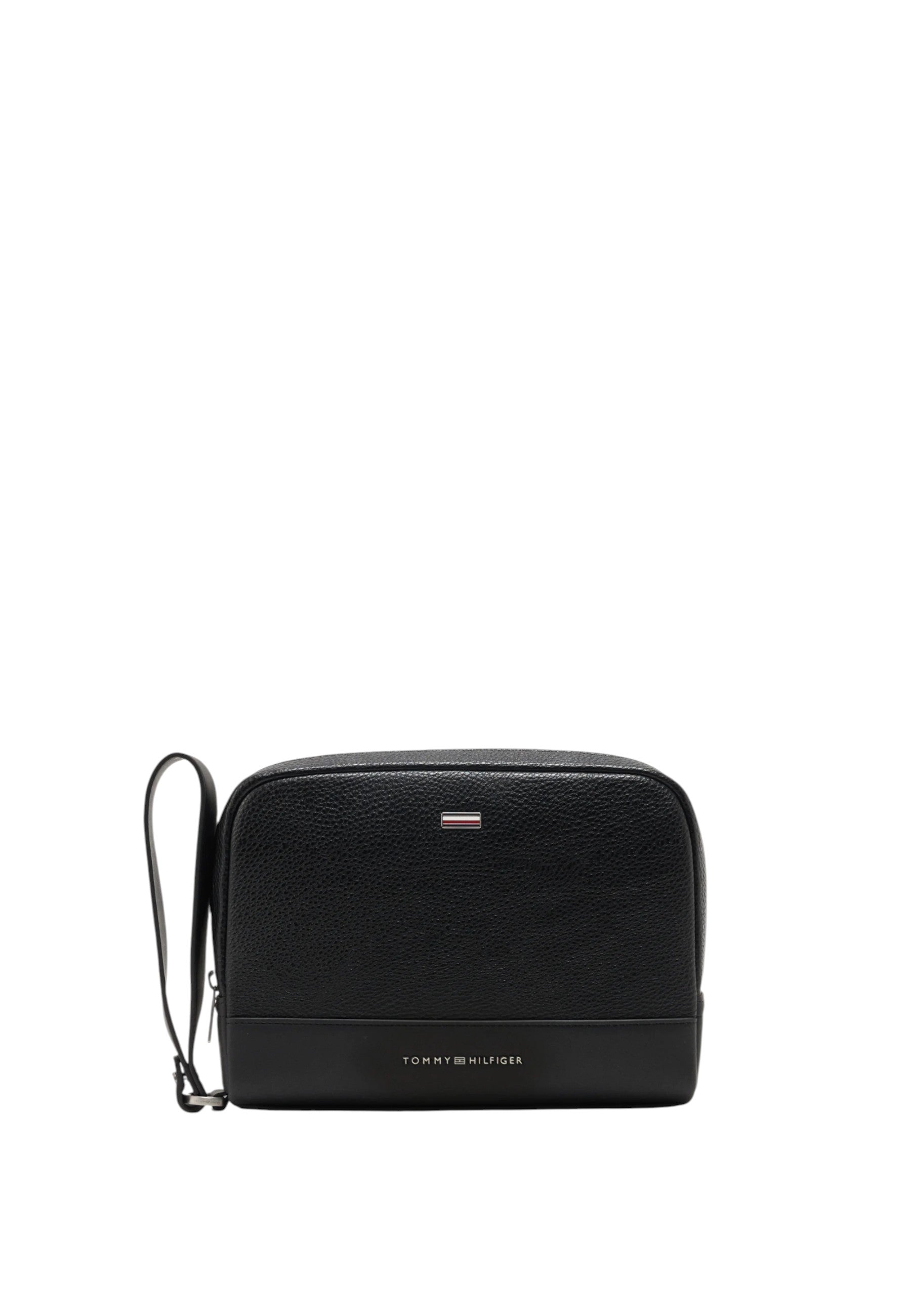 Pochette Tommy Hilfiger da uomo nera. Nero