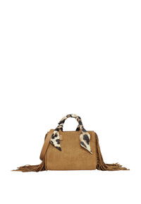 Borsa a Mano Da donna Rue Madam Suede Cognac