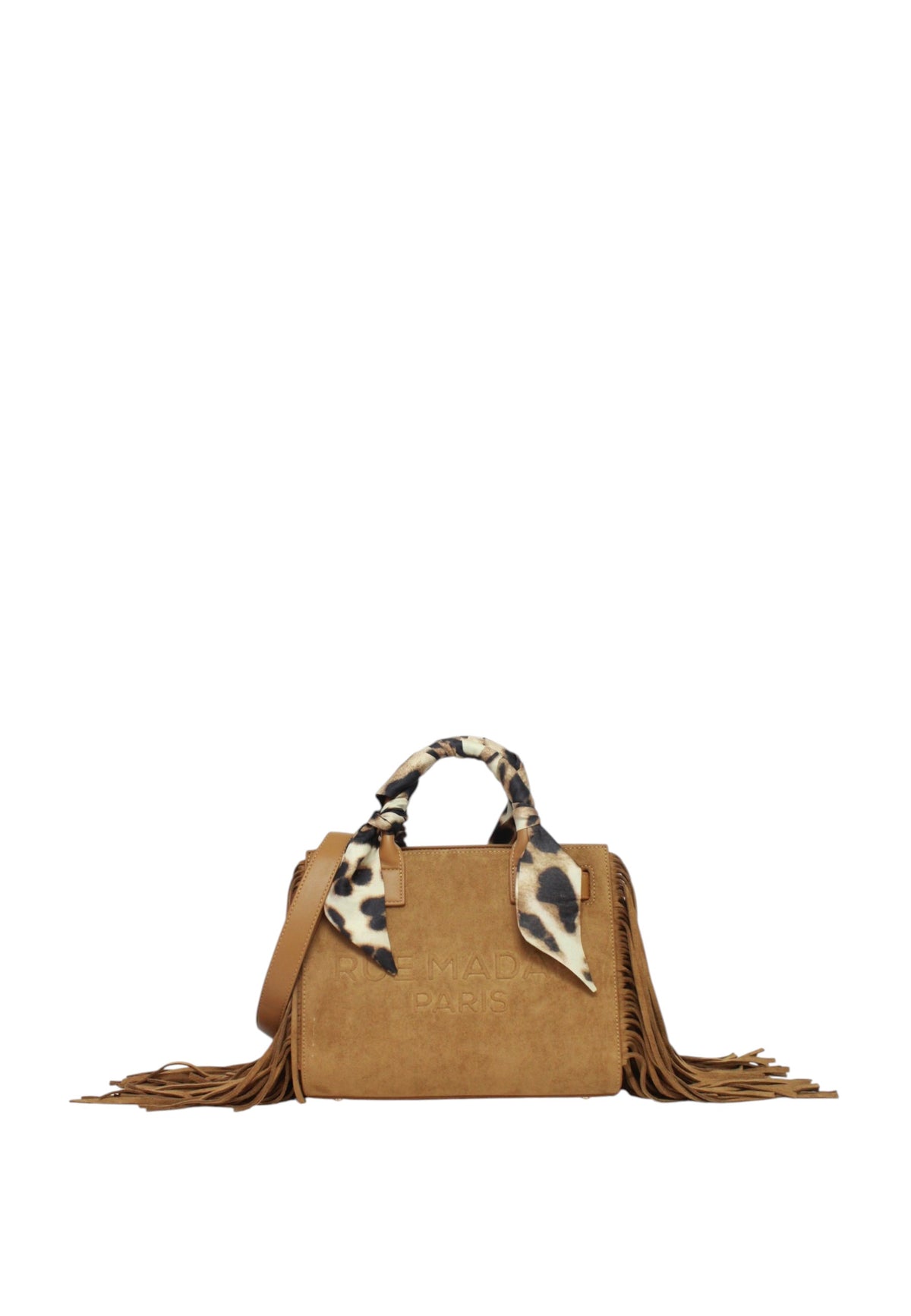 Borsa a Mano Da donna Rue Madam Suede Cognac