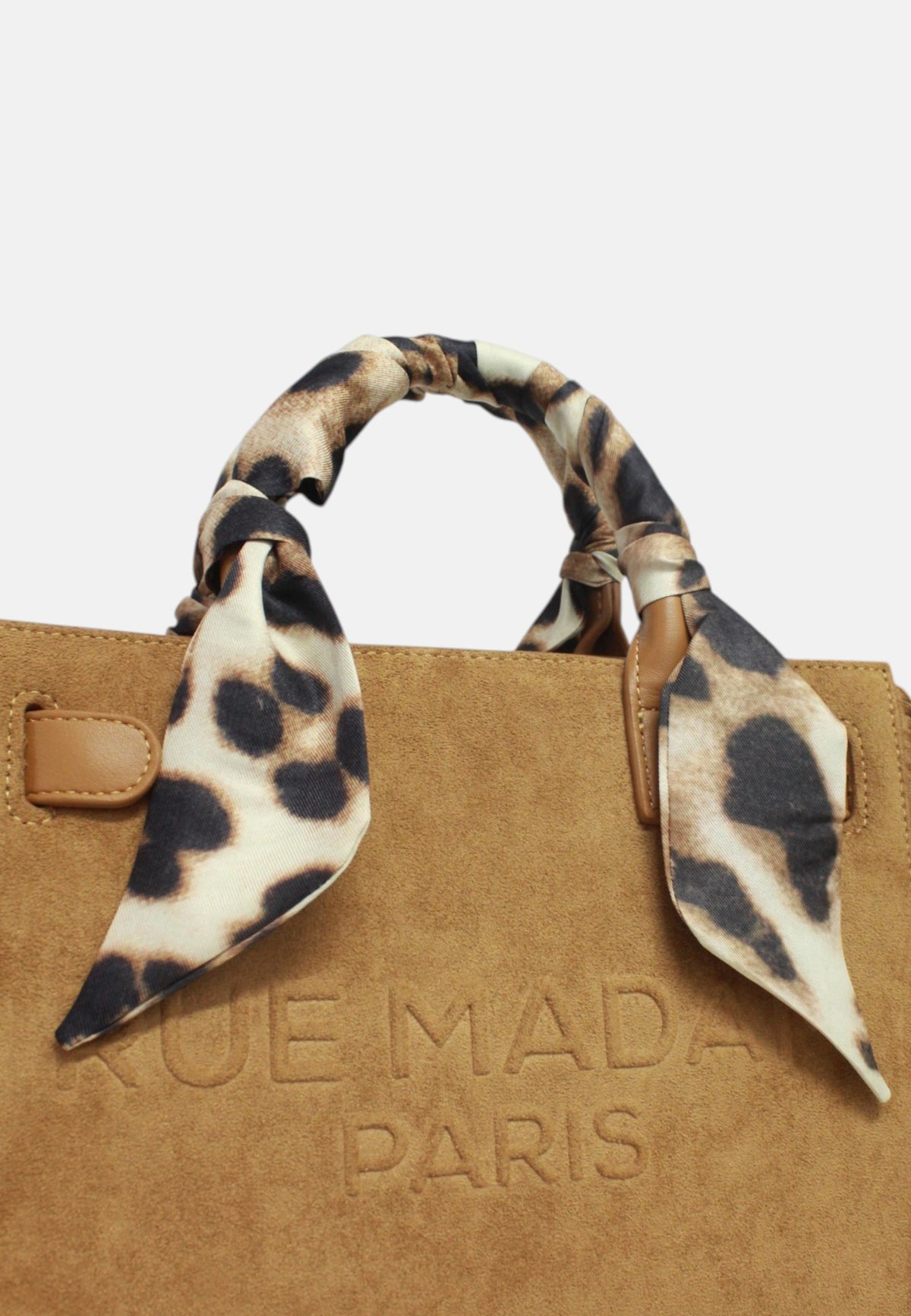 Borsa a Mano Da donna Rue Madam Suede Cognac