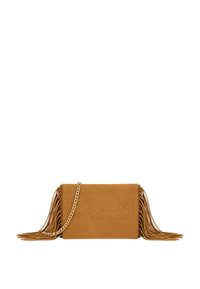 Borsa a Tracolla Da Donna Rue Madam Suede Cognac