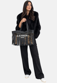 Borsa da Donna Rue Madam SAUVAGE SHOPPING Leo Black
