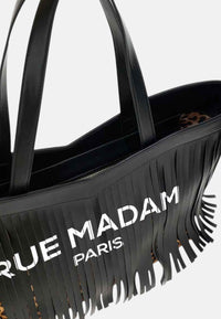 Borsa da Donna Rue Madam SAUVAGE SHOPPING Leo Black