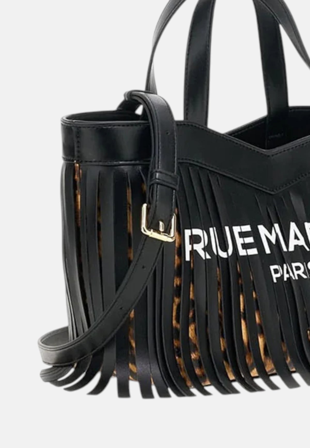 Borsa da Donna Rue Madam SAUVAGE SHOPPING Leo Black