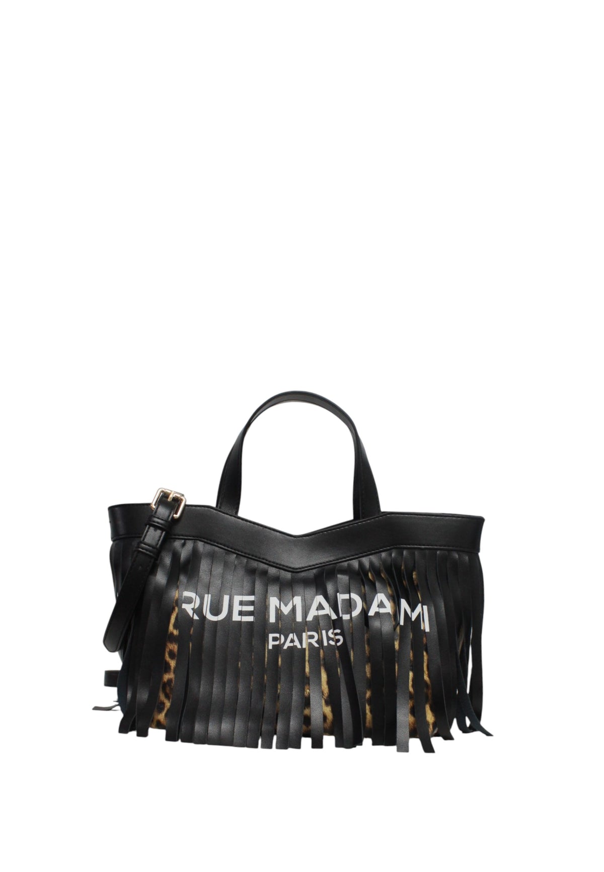 Borsa da Donna Rue Madam SAUVAGE MINI SHOPPING Leo Black