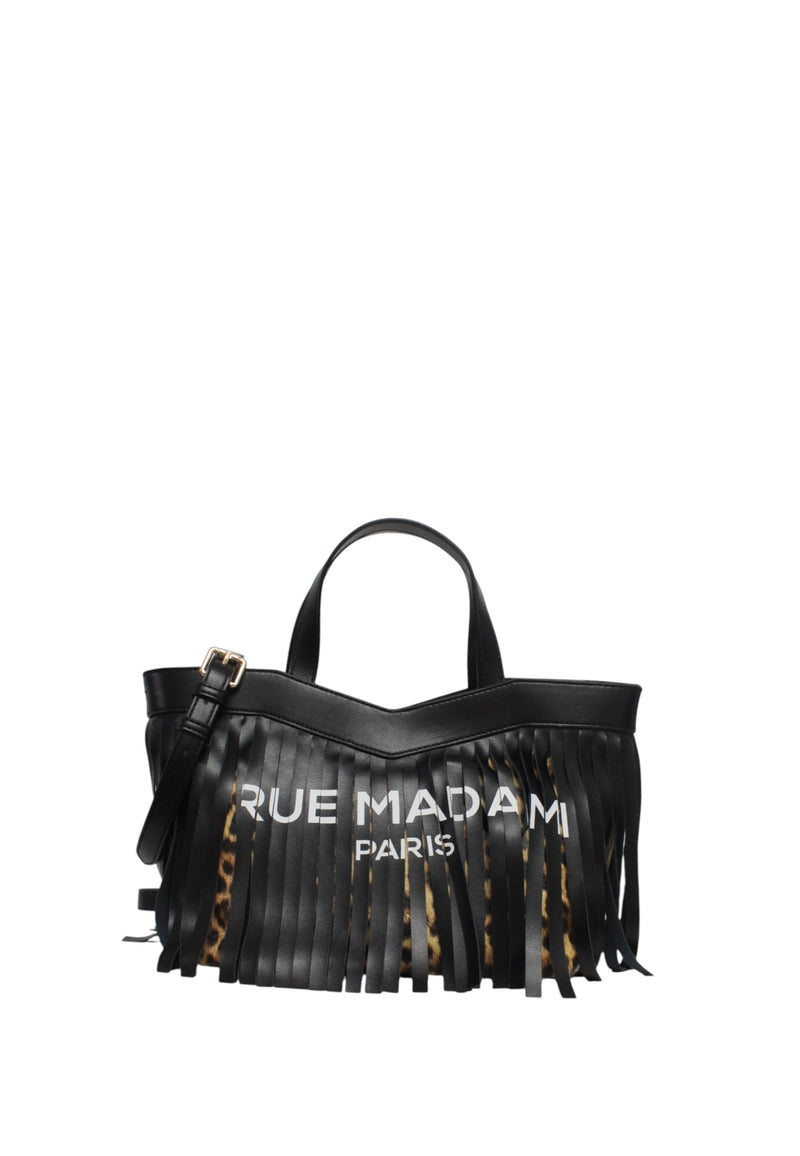 Borsa da Donna Rue Madam SAUVAGE MINI SHOPPING Leo Black