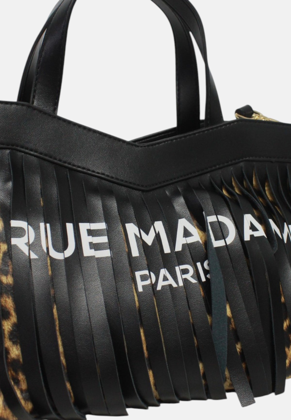 Borsa da Donna Rue Madam SAUVAGE MINI SHOPPING Leo Black