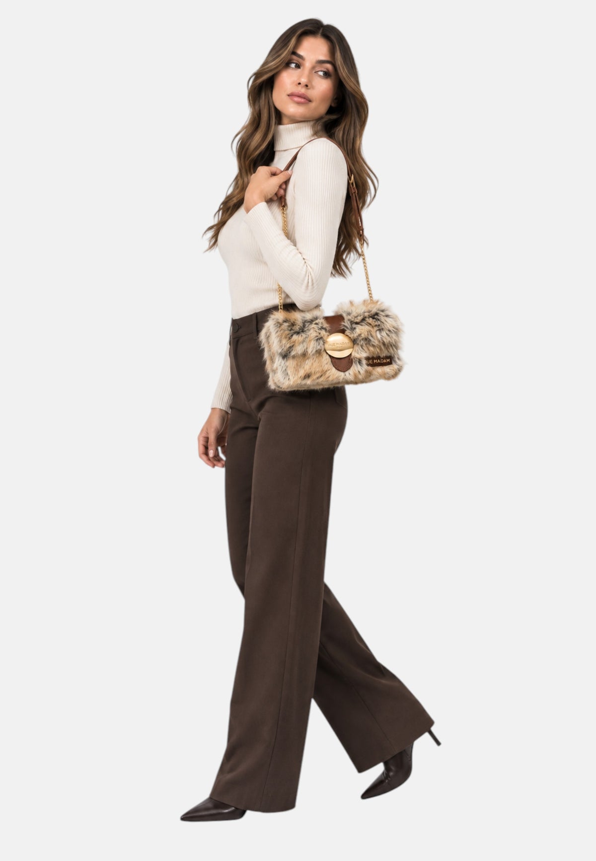 Borsa a Tracolla Donna Rue Madam Amber Fox