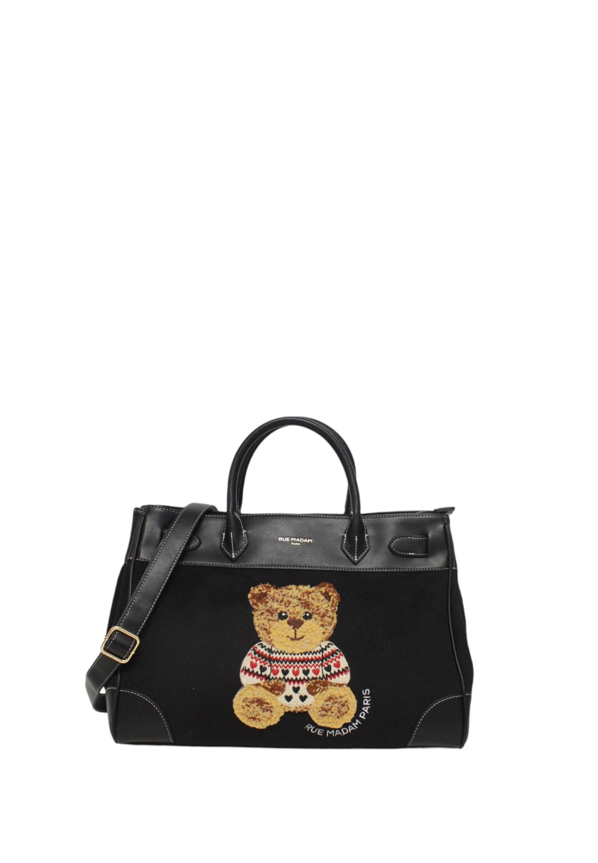 Borsa Tote da Donna Rue Madam MRVIN LOVE Black