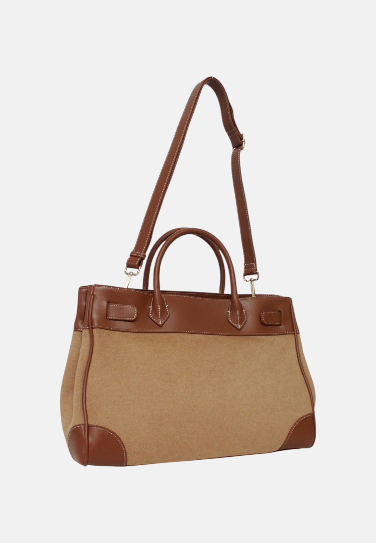 Borsa Tote da Donna Rue Madam MRVIN LOVE Camel