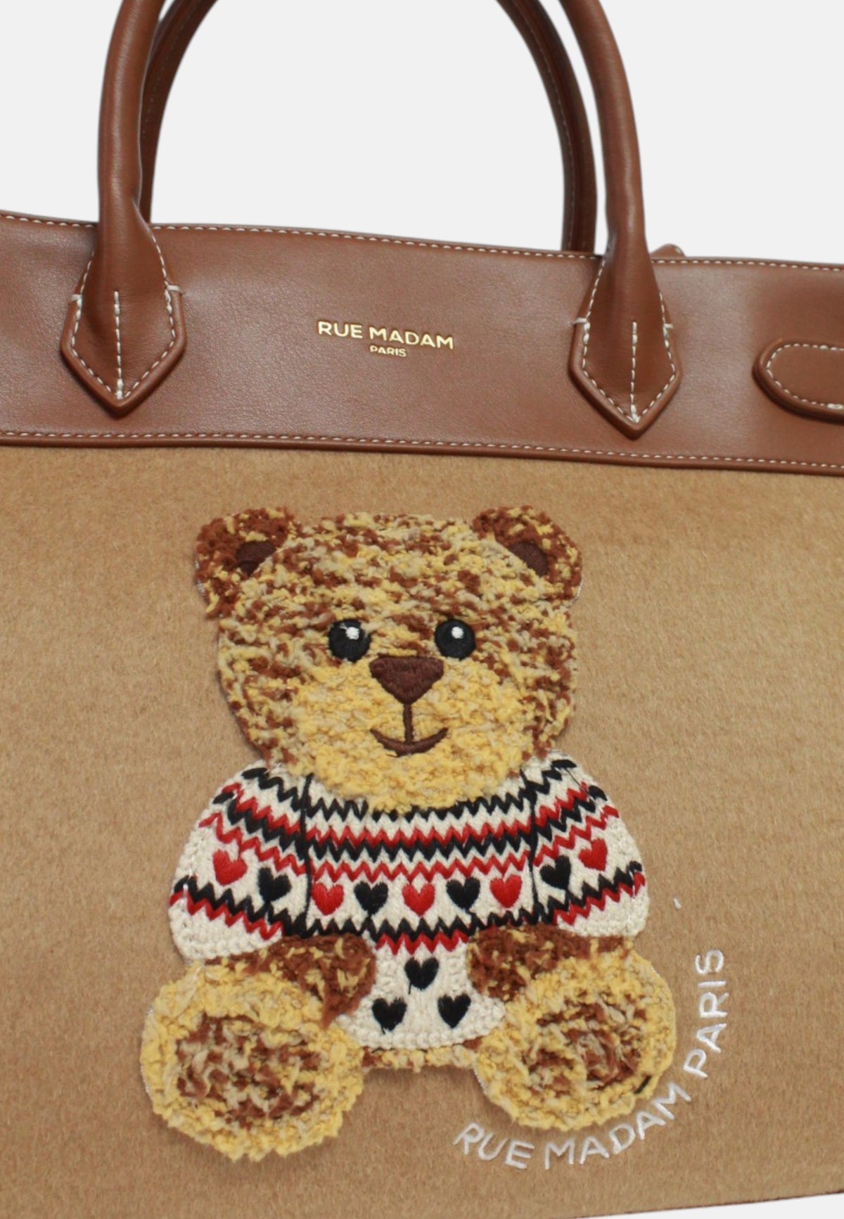 Borsa Tote da Donna Rue Madam MRVIN LOVE Camel