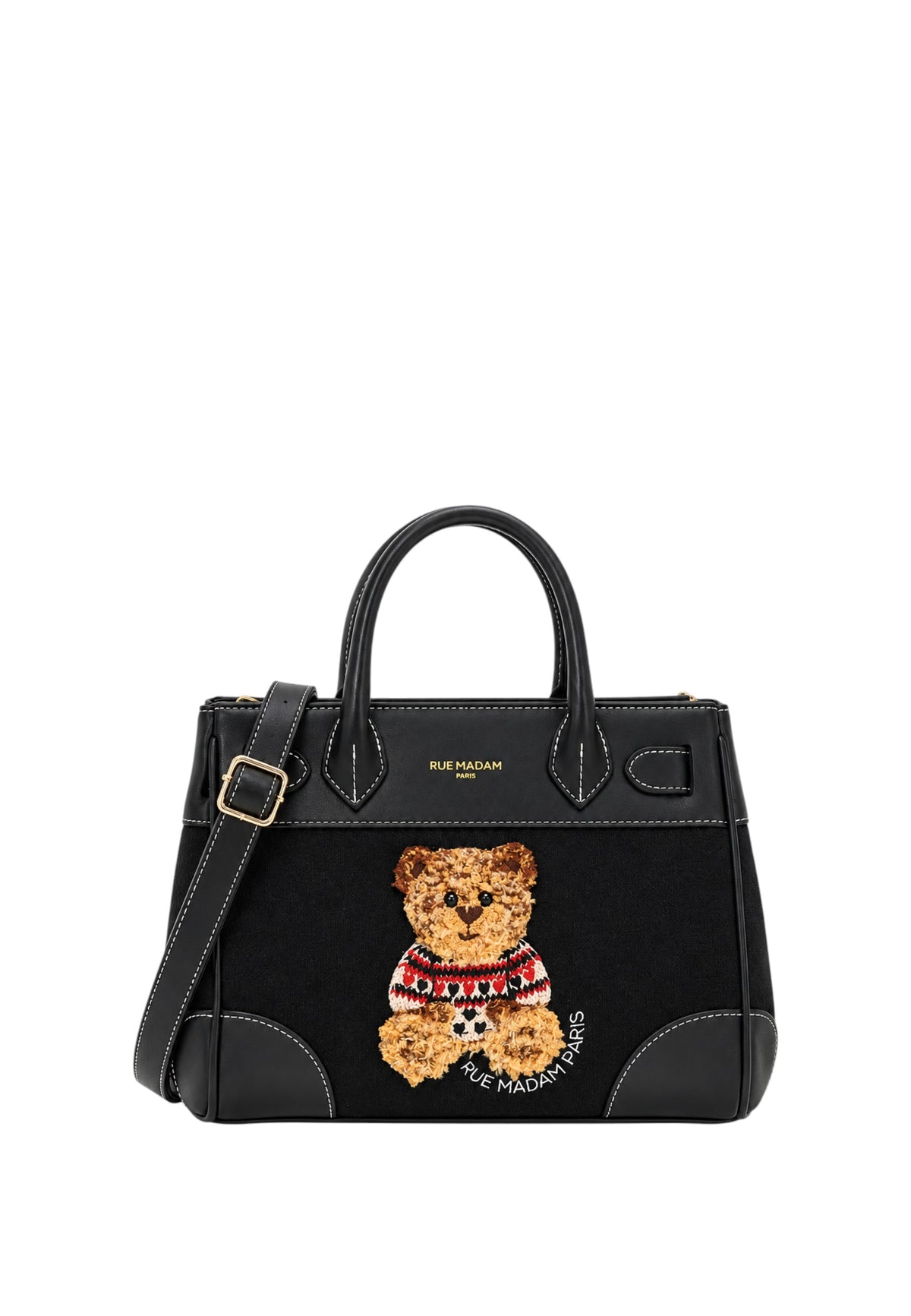 Borsa a Mano da Donna Rue Madam Black