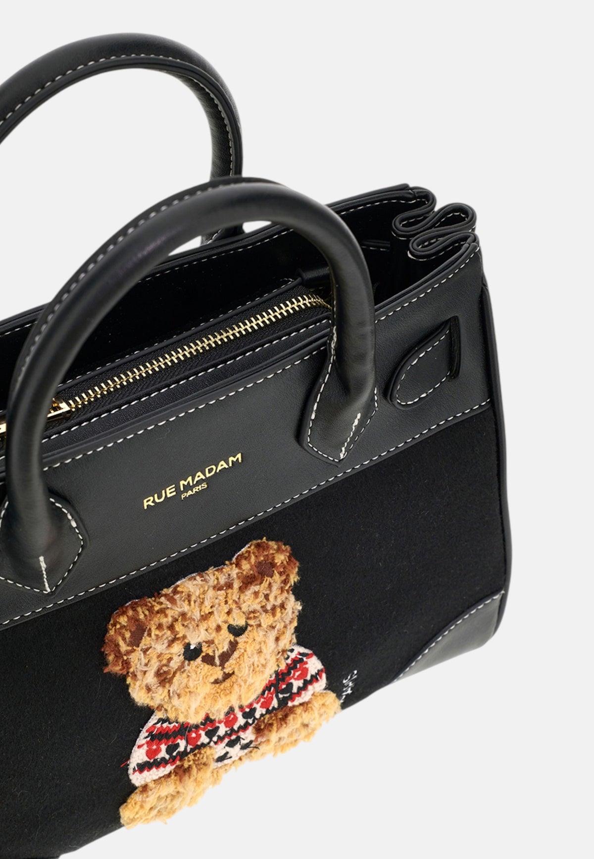 Borsa a Mano da Donna Rue Madam Black