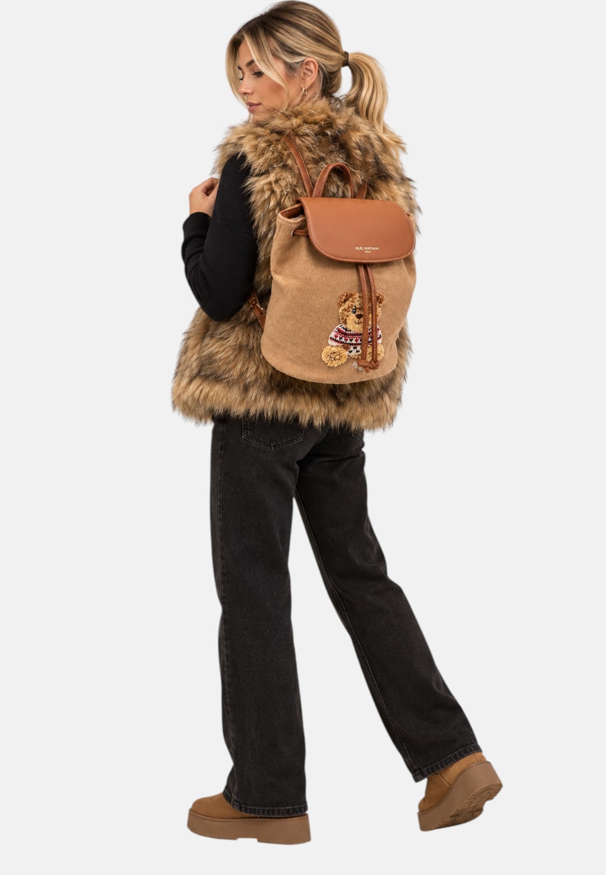 Zaino da Donna MARVIN LOVE BACKPACK Camel
