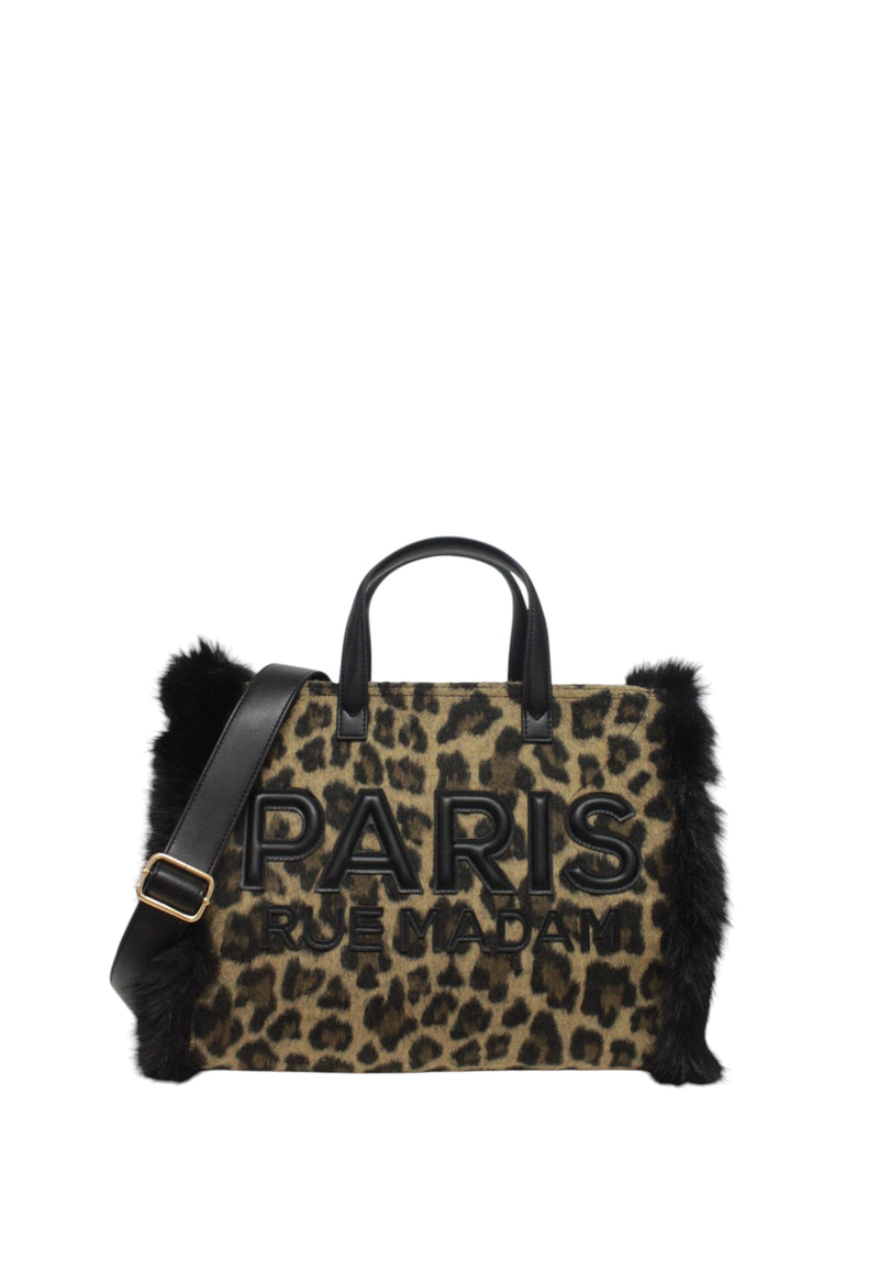 Tote Bags Donna MEGEVE TOTE Leopard