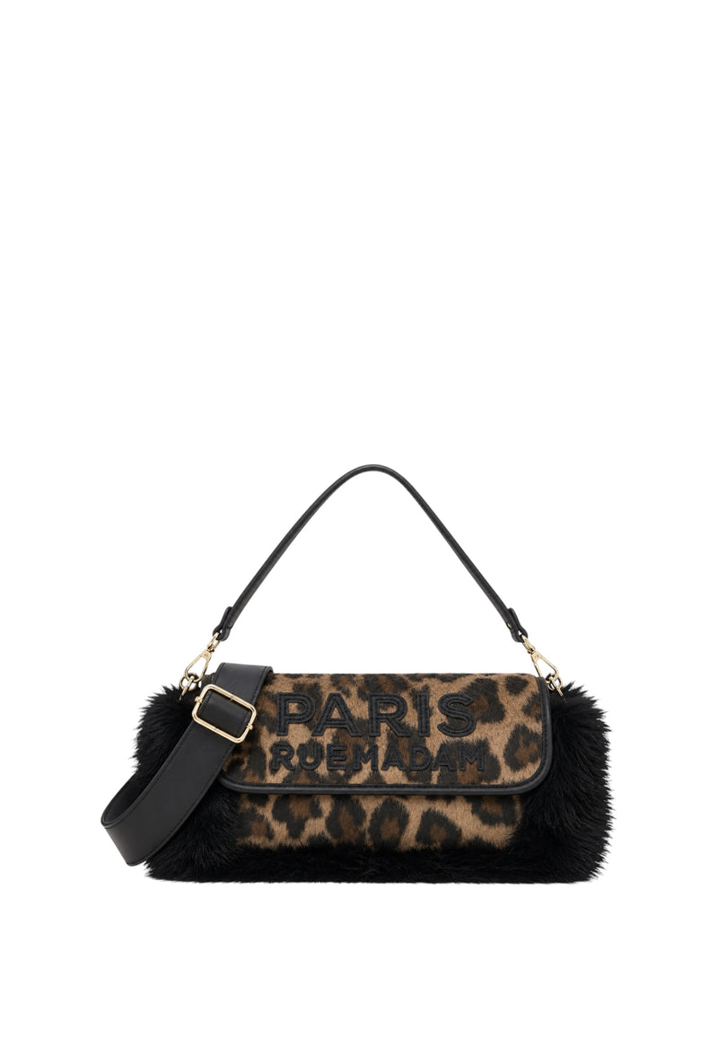 Borsa a Spalla Rue Madam da Donna Leopard