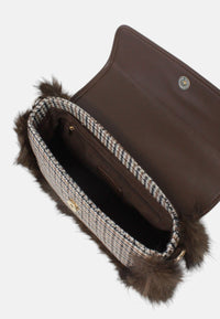 Borsa a Spalla Rue Madam da Donna Pied De Poule