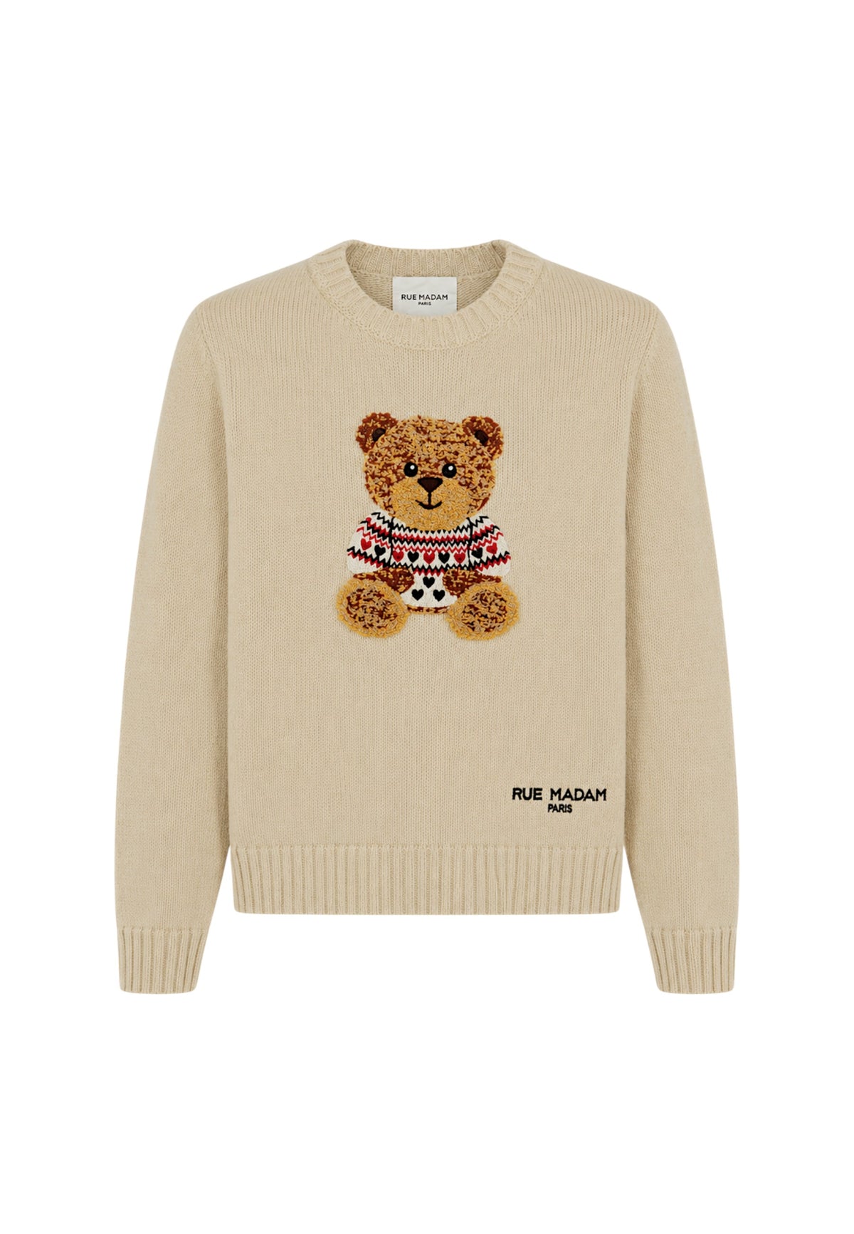 Maglione in Lana Rue Madam Beige