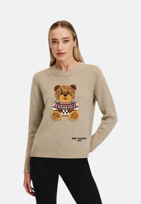 Maglione in Lana Rue Madam Beige