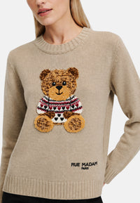 Maglione in Lana Rue Madam Beige