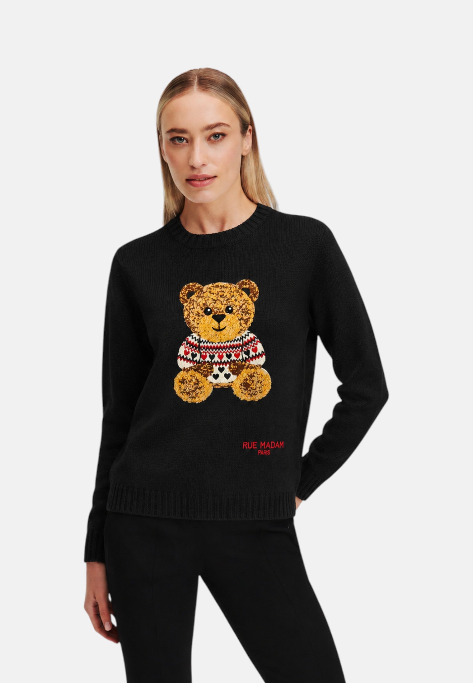 Maglione in Lana Rue Madam Black