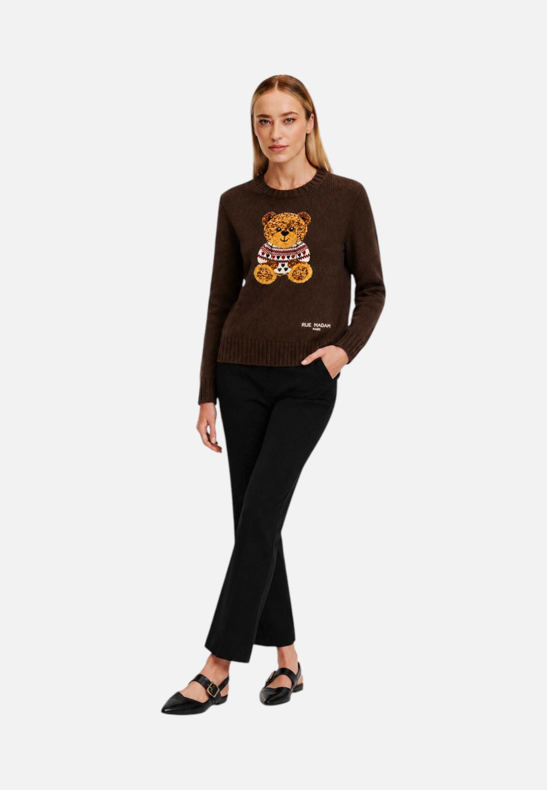 Maglione in Lana Rue Madam Brown